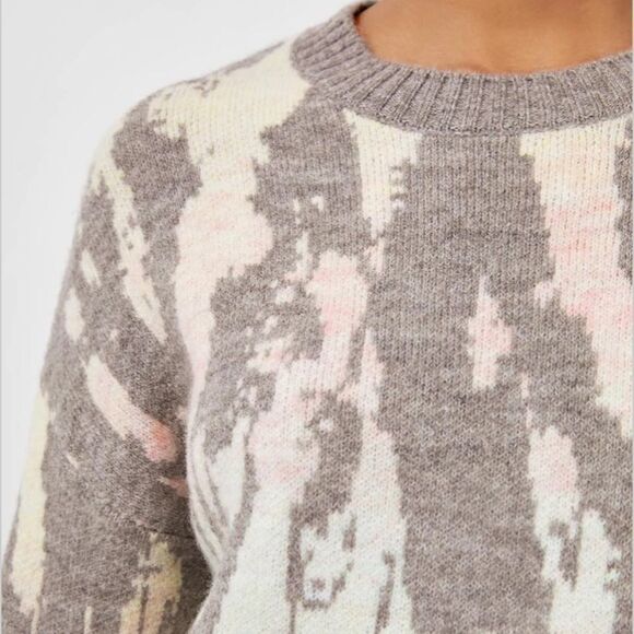 Rails Virgo Grey Tye Dye Wool Blend Sweater Size XL NWT - Picture 3 of 10